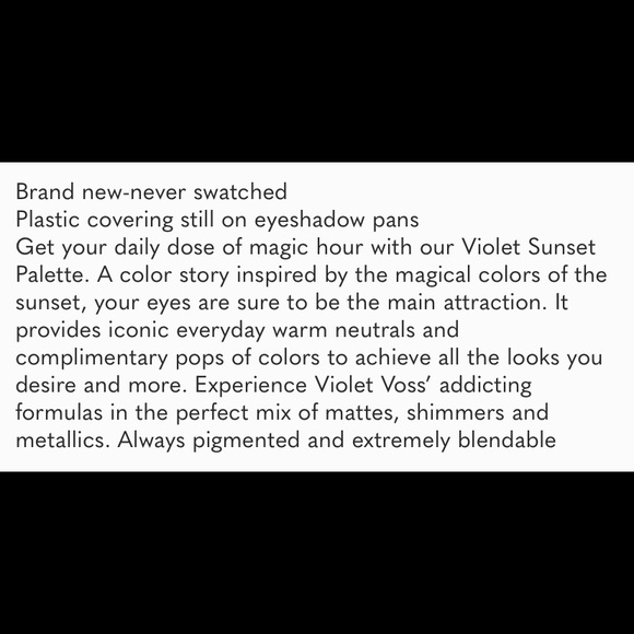 Violet Voss violet sunset pallet 🔸 - Picture 14 of 16